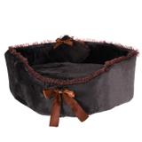 Cama Pet Para Cachorros e Gatos Reffine Preta - Meu Pet