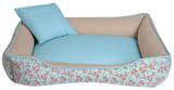 Cama Pet Poá Floral Tamanho G - Decoralle