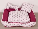 Cama Pet Realeza Rosa Tamanho P - Decoralle