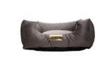 Cama Quadrada para Cachorro ou Gatos Super Luxo Luppet Cinza