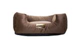 Cama Quadrada para Cachorro ou Gatos Super Luxo Luppet Marrom