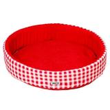 Cama Redonda Para Cachorro G Vermelha Fábrica Pet