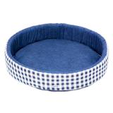 Cama Redonda Para Cachorro P Azul Fábrica Pet