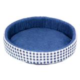 Cama Redonda Para Cachorro P Azul Fábrica Pet