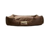 Cama Retangular para Cachorro ou Gato Luppet Super Luxo Marrom