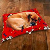 Cama SleePet Casa Dona Dálmatas Vermelho G
