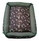 Cama Sofá Caminha De Fibra Cor Camuflado Pet Cachorro Caes Gatos Porte / Tamanho G Cao. - Mundico petshop