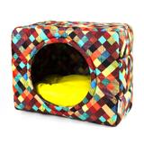 Cama Toca Pet Cachorro Gato Premium 2 em 1 - M - Colors Amarelo - Senhor bicho