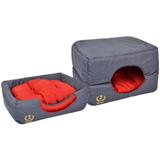 Cama Tunel Square P Cz/vm 35x44x30cm - São pet