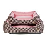 Cama Woof Classic Para Cães Retangular Flores
