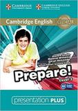 Cambridge english prepare! 3 presentation plus dvd-rom - 1st ed - Cambridge audio visual book teacher