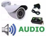 Câmera Cftv Ahd 1.3 Mega Infravermelho 36leds C/ Audio+fonte - Jortan / luxpower