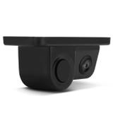 Câmera de Ré Colorida 2 em 1 Universal com Sensor embutido e Suporte Para Placa Preta - Prime