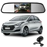 Camera De Re Espelho Retrovisor Com Tela Hyundai Hb20 - Tomate