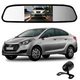 Camera De Re Espelho Retrovisor Com Tela Hyundai Hb20S - Tomate