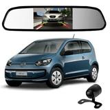 Camera De Re Espelho Retrovisor Com Tela Volkswagen Up - Tomate