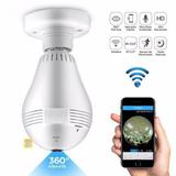 Camera Lampada Alta Definicao 360 Panoramica Espia Wifi - Morgadosp