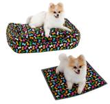 Caminha Eco Pet com Almofada + Colchonete Lavável Anti-alérgica Para Cachorro Gato - Bf