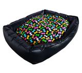 Caminha Eco Pet Impermeável + Almofada Lavável Anti-alérgica Para Cachorro e Gato - M - Bf