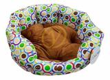 Caminha Para Cães E Gatos Formato Redondo Tamanho G Grande - Mynico