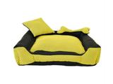 Caminha Pet (48 x 48) Para Cachorro e Gato Tamanho P Amarela - Lar e lazer