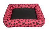 Caminha Pet Cachorro Gato P 53x53 Até 3 Kg Lavável C Zíper - Pink - Finos enxovais