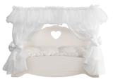 Caminha Pet Luxo Sweet off white com dossel - Ownt pet