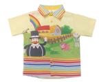 Camisa Mundo Bita Amarelo Festa Infantil - Atelie Iza Rocha