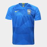 Camisa seleção brasileira original azul masculina camiseta Brasil oficial 2018 - CBF