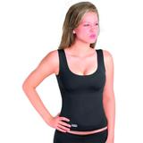 Camiseta Regata Anticelulite com Infravermelho Longo Famara Bioativa Preto