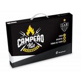 Campeão Kit Churrasco Atlético Mineiro Galo Avental Faca e Tábua Brasfoot