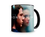 Caneca 13 Reasons Why Clay e Hannah Black - Artgeek