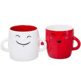 Caneca Abrace Dupla 250ml Amar Voce e Uatt