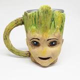 Caneca baby groot resina 360ml - 3d