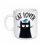 Caneca Branca Cat Lover - Kathavento