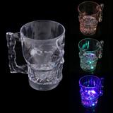 Caneca Caveira Com Led - 3 modos de luz 3 cores - 400ml - Urban