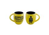 Caneca Cerâmica 300 ml Amarelo/Preto Super Pai MondoCeram - CER 313