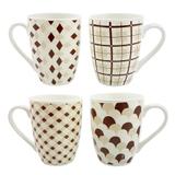 Caneca cerâmica decorada 300ml - centro oeste - C.o