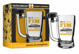 Caneca Cerveja Preto Bebida Chopp Sino Taberna Vidro 340ml - Brasfoot