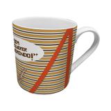 Caneca Chaves em Porcelana 300 Ml - Urban