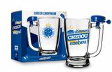 Caneca Chopp Time Futebol Cruzeiro Mineiro Cerveja Bar +Sino - Brasfoot