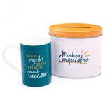 Caneca Com Cofre - Conquistas - Tudo Que Dor Bom, Vale A Pena Guardar - Ludi