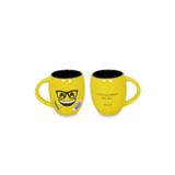 Caneca côncava de cerâmica mondoceram diverticon profissões design 300ml-amarelo - Mondoceram gourmet