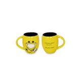 Caneca côncava de cerâmica mondoceram diverticon profissões medicinaveterinária 300ml-amarelo - Mondoceram gourmet