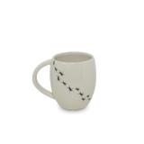 Caneca côncava de cerâmica mondoceram formigas 300ml-creme - Mondoceram gourmet