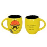 Caneca Côncava Mondoceram Diverticon Engenharia 300ml Amarela