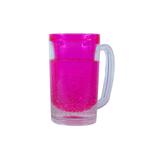 Caneca Cool Gear com gel rosa