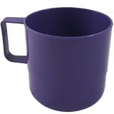 Caneca Copo Plástico Escolar Para Refeitório Lanche Merenda Lilás - Zanline