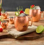 Caneca de Aço Inox em Cobre para Moscow Mule Martelada 680ml - Lyor