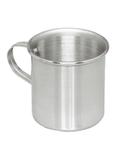 Caneca De Aluminio Polido Resistente com alça 300ml - Aluminio daltron